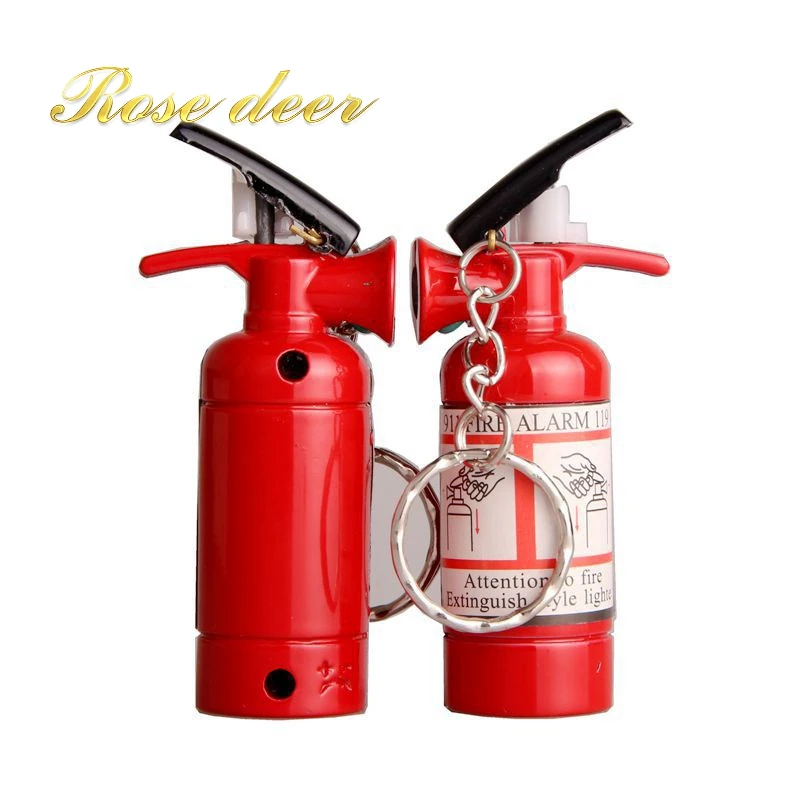 

Creative Compact Jet Butane Lighter LED Light Gasoline Lighter Inflated Gas Fire Extinguisher Oil Lighter Bar Metal Funny Toys