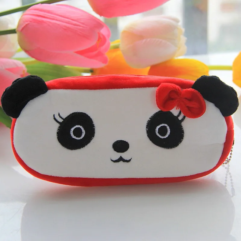 Plush Cartoon Cute Animal Colorful Funny Toy Bag Plush Cover Coin Bag Purse Design Keychain Children Boy Girl Gift Free Shipping - Цвет: 2