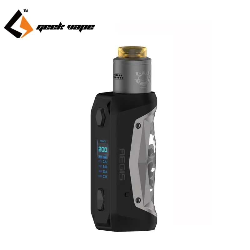 Online Original GeekVape Aegis Solo Tengu Kit Elektronische Zigarette 100W Box Mod Vape mit Tengu RDA E cigs Vape Kit vs aegis legende kit