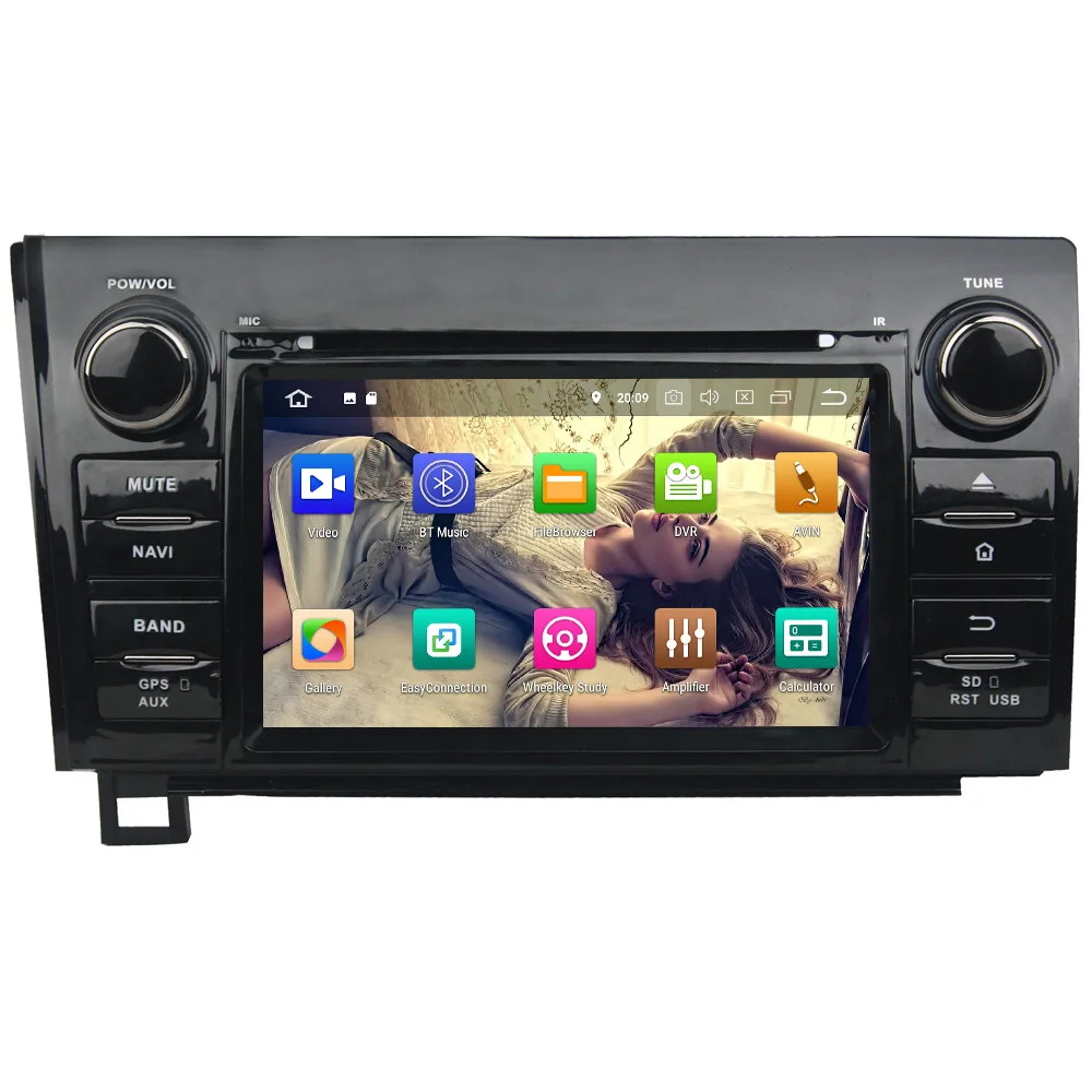 Top KLYDE 4G Octa Core Android 8 7.1 4GB+32GB Car DVD Player Radio GPS For Toyota Tundra Sequoia 2007 2008 2009 2010 2011 2012 2013 1