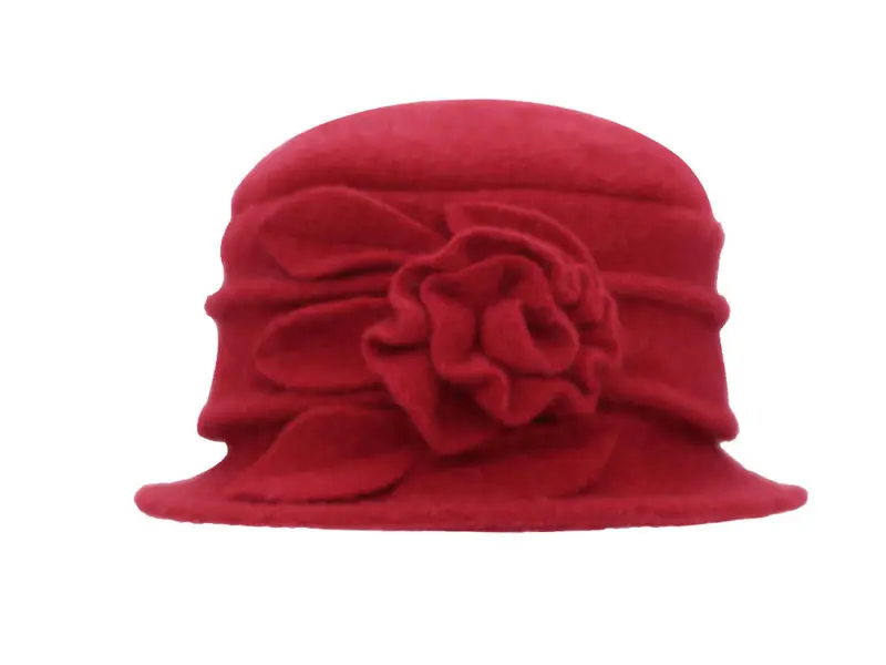 Женские фетровые шапки AETRUE, шерсть, чистый купол, женские зимние шапки для женщин, цветочные однотонные теплые женские весенние мягкие фетровые шапки для девушек