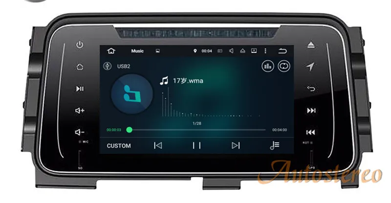 Clearance Android 8.0 RAM 4GB ROM 32GB Car GPS No DVD Player Navigation Radio Stereo For NISSAN Kicks 2014-2017 For Nissan Micro 2017 18