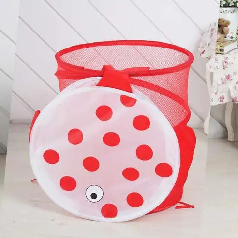 Новая мультяшная складная корзина для белья, Cesto De Roupa Suja, сумка для хранения грязной одежды, сумки для хранения, коробка для детских игрушек - Цвет: Красный