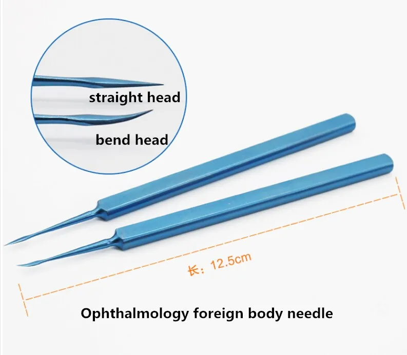 Нержавеющая сталь/титановый сплав офтальмологическая микроскопия офтальмология инородного тела иглы роговицы Лопата контактный инструмент
