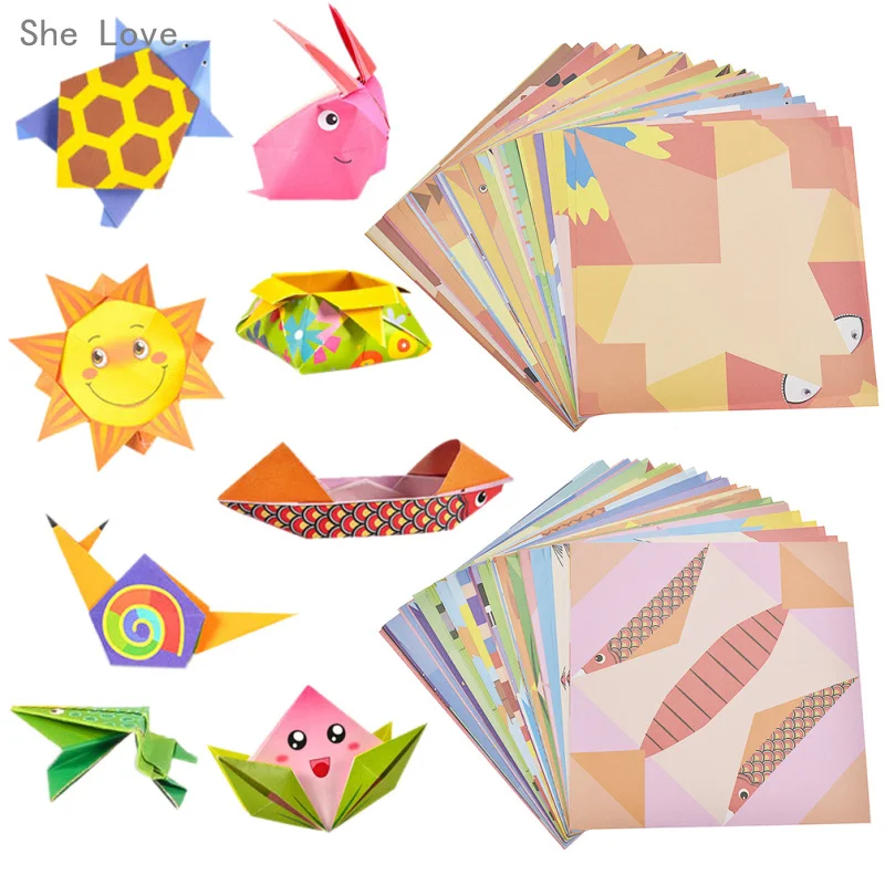 She Love De Dibujos Animados De Animales De Papel Regalo Origami