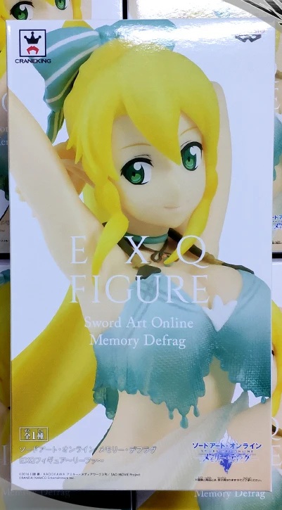 PrettyAngel-Подлинная Коллекционная Фигурка Banpresto EXQ Sword Art Online Memory Defrag Leaf | Игрушки и