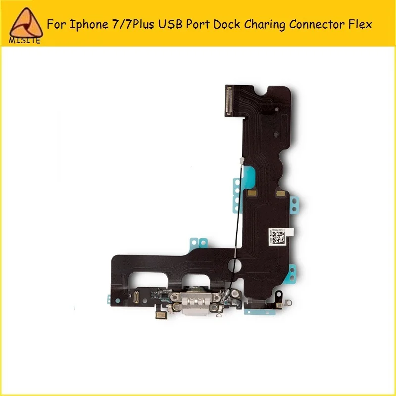 10pcs lot Phone 7P Charger For iPhone 7Plus 7P USB Charging Port Dock Connector Headphone Audio Jack Flex Cable replacement part