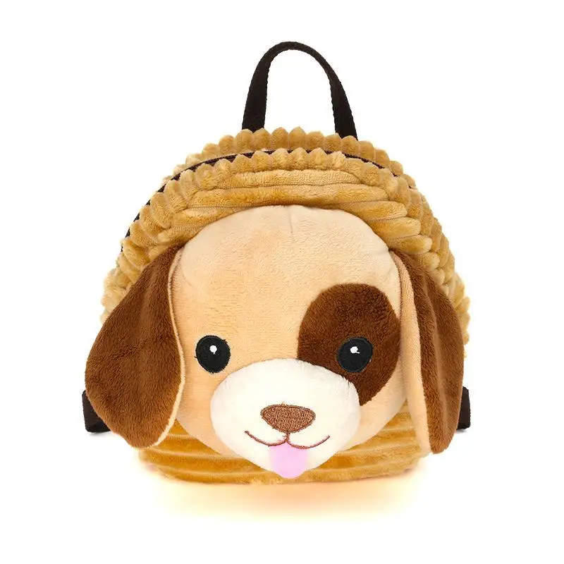 Милый рюкзак с регулируемой длиной на плечи для детей от 1 до 5 лет, защита от потери безопасности, сумка для прогулок с животными для малышей - Цвет: dog