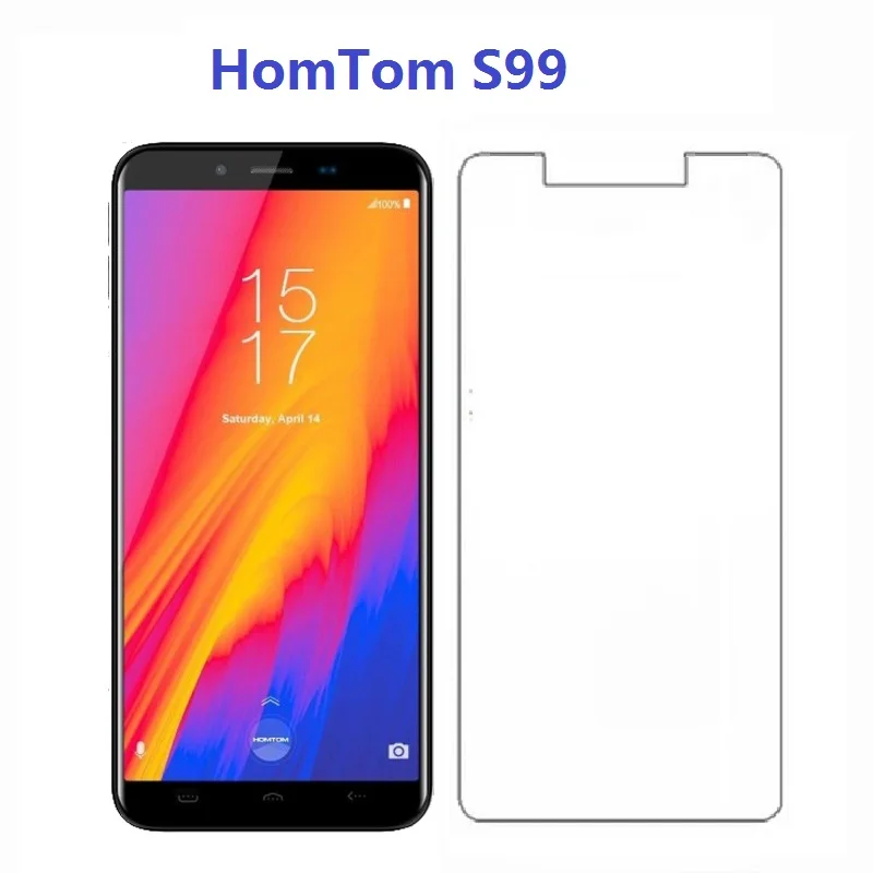 2 шт для HomTom S99 стекло телефона 9H высококачественная прозрачная защитная пленка