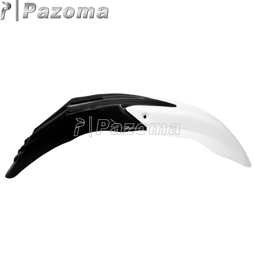 PAZOMA черно-белое переднее крыло для Honda CRF 100F 2012-2004 пластиковое крыло мотоцикла