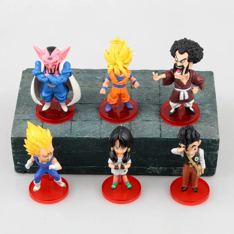 

2015 Cartoon Dragon Ball Z Action Figures 6 Pcs Pvc Figure Hot Toys 8cm Dragon Action Figure Anime Toys Kid Gift Free Shipping