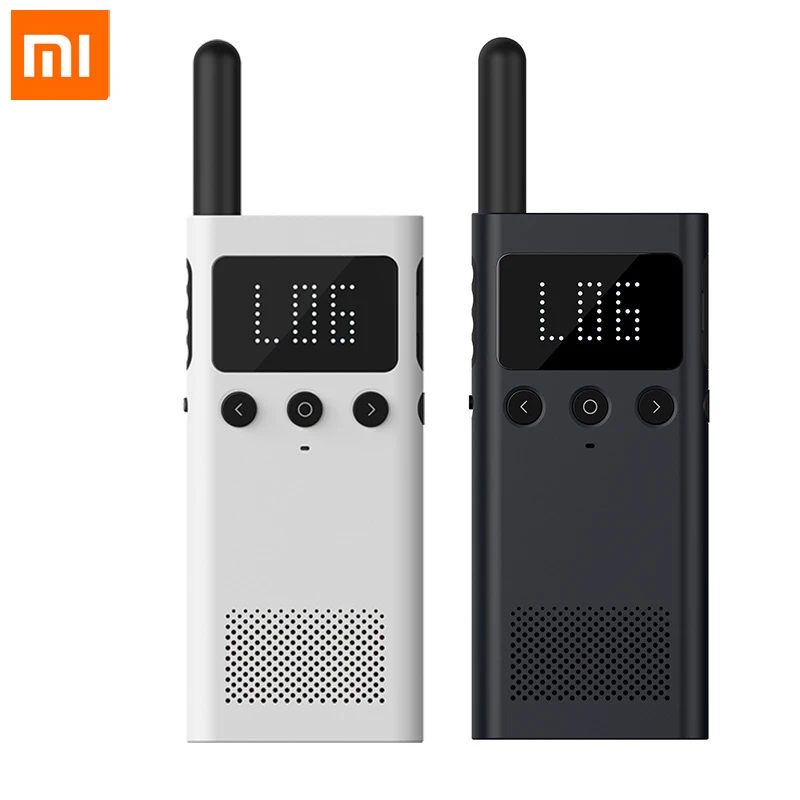 

HOT Xiaomi Mijia Smart Walkie Talkie 1S With FM Radio Speaker smart phone APP location sharing speed team dialogue Smart home