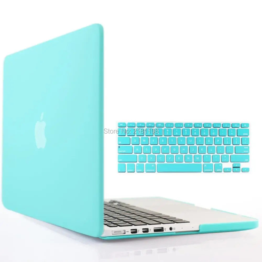 Key Cover LCD Screen 3 in 1 Rubberized TIFANY BLUE Case for Macbook PRO 15/"