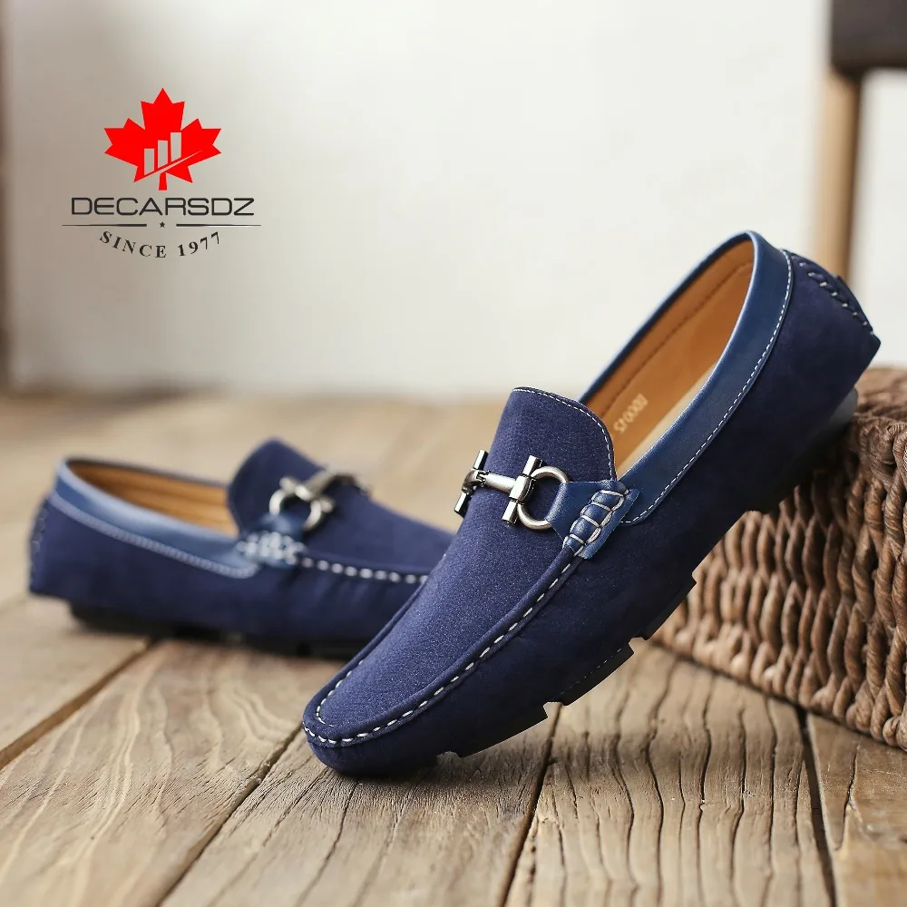 

British fashion flat shoes men,DECARSDZ shoes men,Casual shoes designed in Paris,Pure hand sewing moccasin men,Light flat shoes