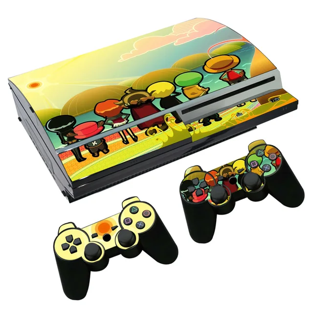 Special Price OSTSTICKER Cartoon One piece Style Vinyl Decal Skin Sticker for sony playstation 3 Fat for PS4 Fat sticker 