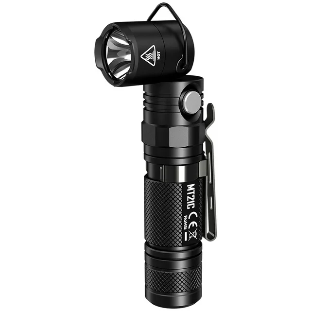 NITECORE MT21C CREE XP-L HD vсветодио дный 6 LED 1000 люмен универсальный 90 градусов Регулируемый фонарик