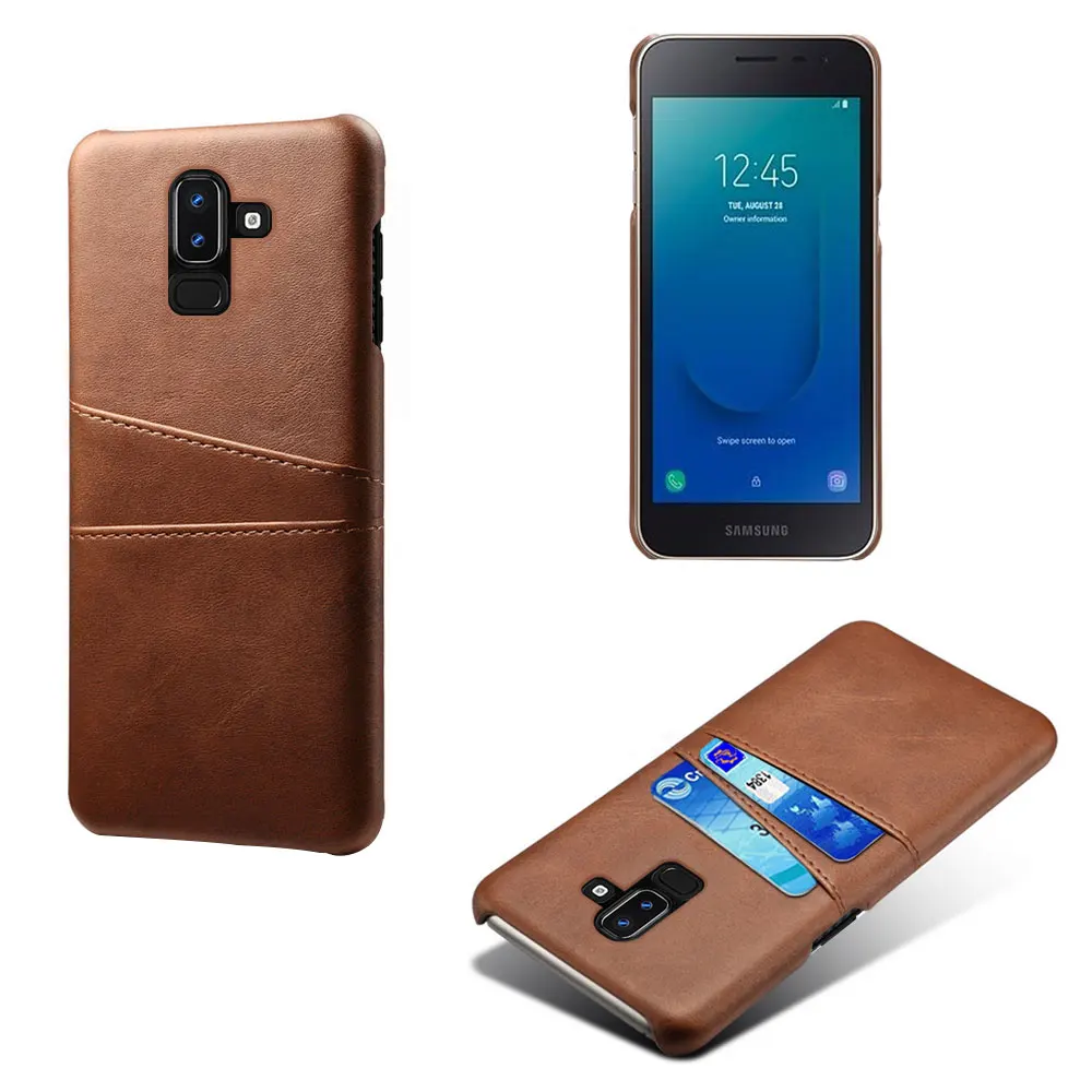Для samsung J8 J4 Core J4Plus J6 плюс J6 PRIME J7 PRO J2 сердечник из искусственной кожи кейс для телефона и карт чехол Бизнес Стиль крышка