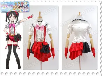 

Love Live! Lovelive School Idol Project Yazawa Nico Costume Uniform Dress Halloween Cosplay Costumes For Women Full Set