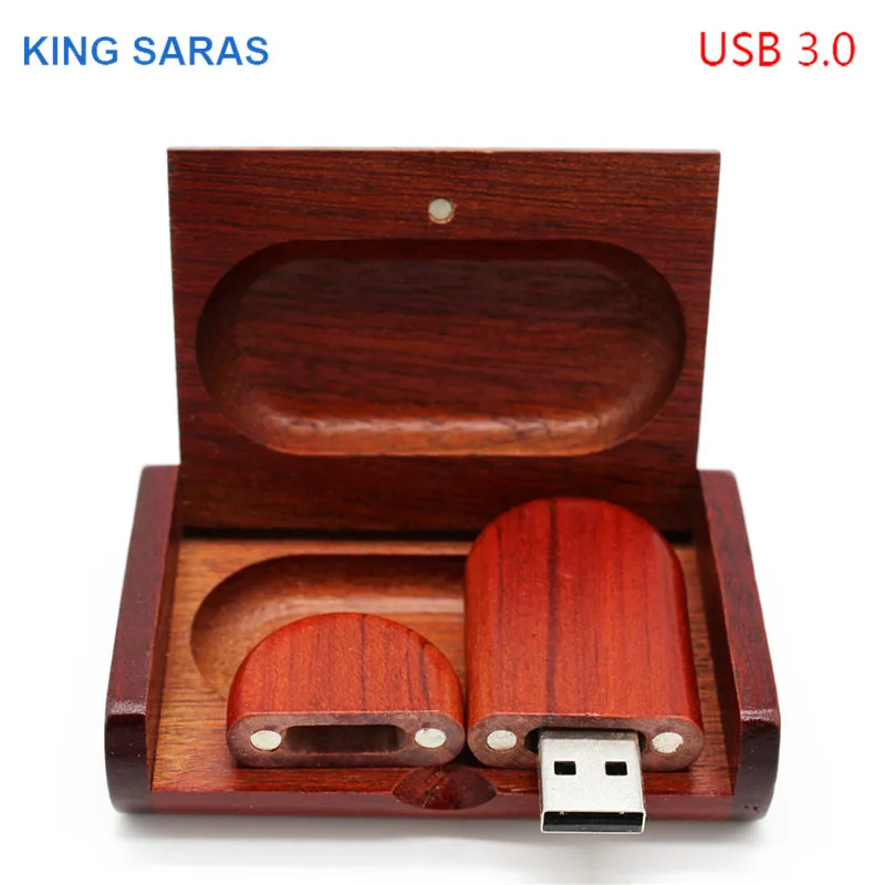 Король SARAS usb3.0 5 цветов клен угольного цвета; орехового дерева+ коробка usb флеш-накопитель 4 GB/8 GB/16 GB/32 GB/клен usb 3,0 деревянный с логотипом