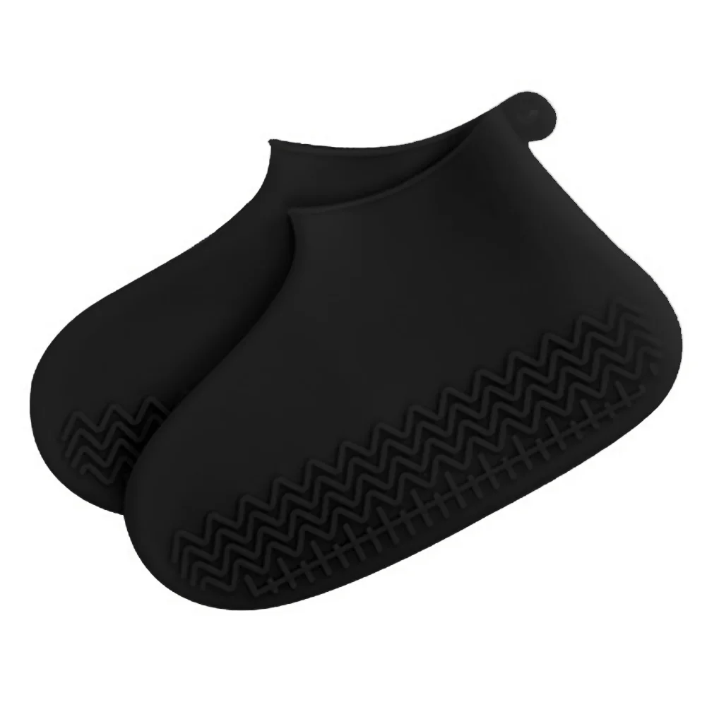 

Soft Protection Shoes Cover Boot Wear Resistant Foldable Non Slip Silicone Waterproof Rainproof Overshoes Washable Lightweight