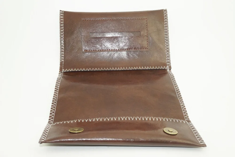 

Cigarette Tobacco Pouch Leather Bag Case holder Wallet Filter Rolling Paper Gift