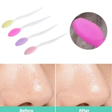 Силиконовые Угри угри на носу очиститель пор щетка для очищения лица средство для удаления угрей