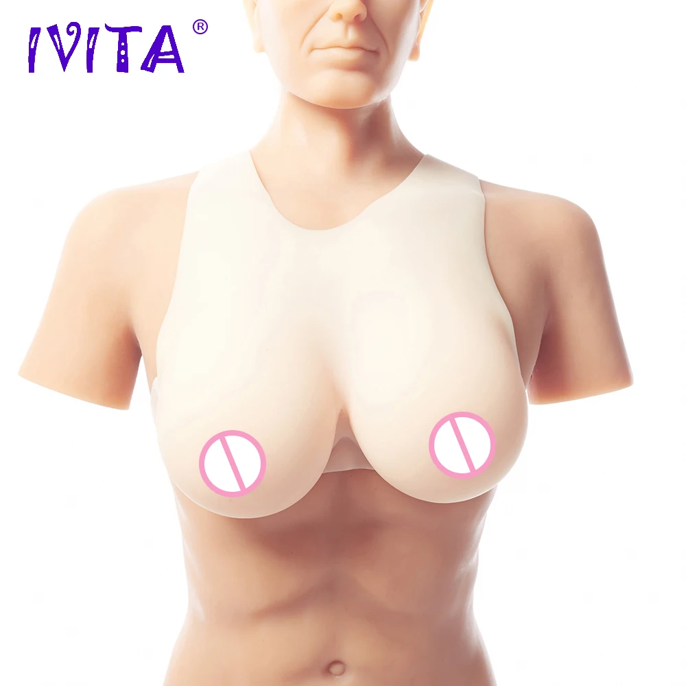Реалистичные силиконовые формы для груди IVITA 2800 г искусственные детской