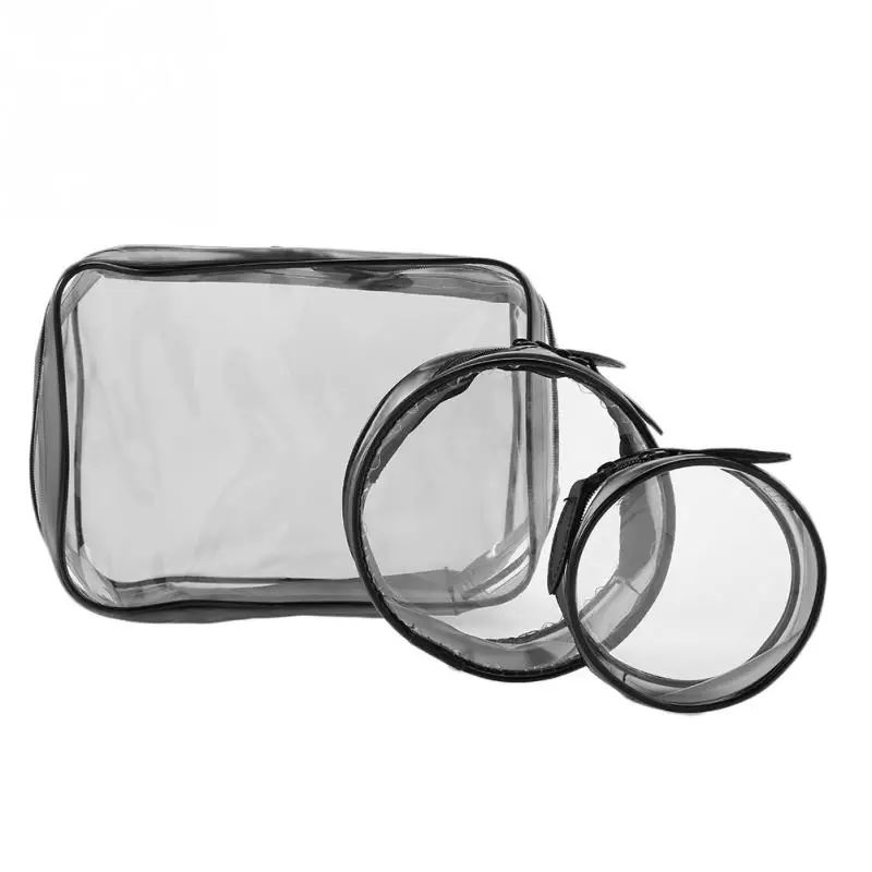 Косметический портативный мешок прозрачный дорожный ПВХ сумка для косметики органайзер для хранения кистей для макияжа косметичка - Цвет: Type04
