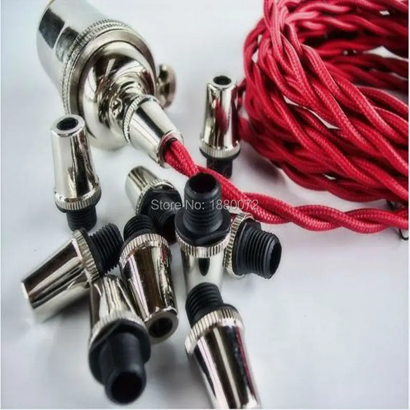 10 шт./лот металлический зажим для провода лампы с резьбой|lock grips|lock threadlock pendant |