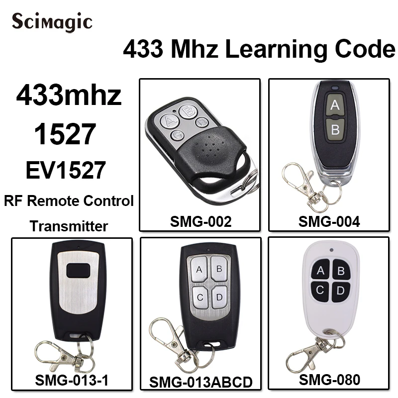 

1pcs 433mhz RF Remote Control Transmitter Switch EV1527 Learning Code 1527 433 Mhz Transmitter / garage command / gate opener
