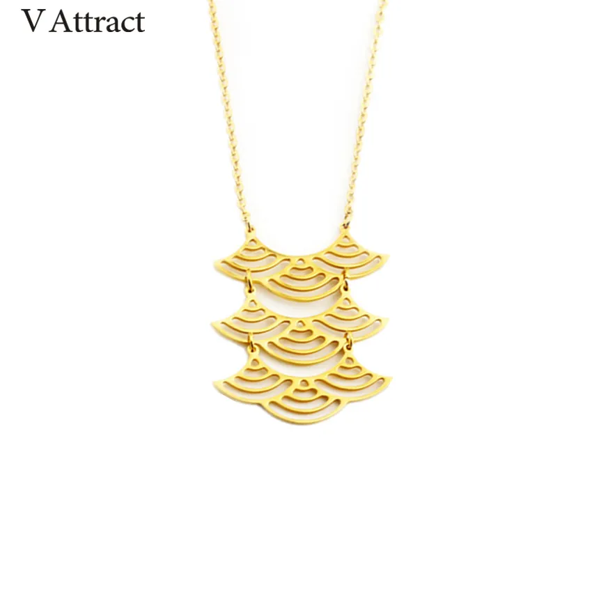 

V Attract Gothic Jewelry Stainless Steel Collier Femme 2018 Friendship Gift Cumulus Cloud Charm Pendant Necklace for Women Men