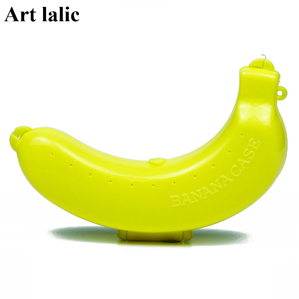 1pc Cute Banana Protector Case Container Trip Outdoor Lunch Fruit Box