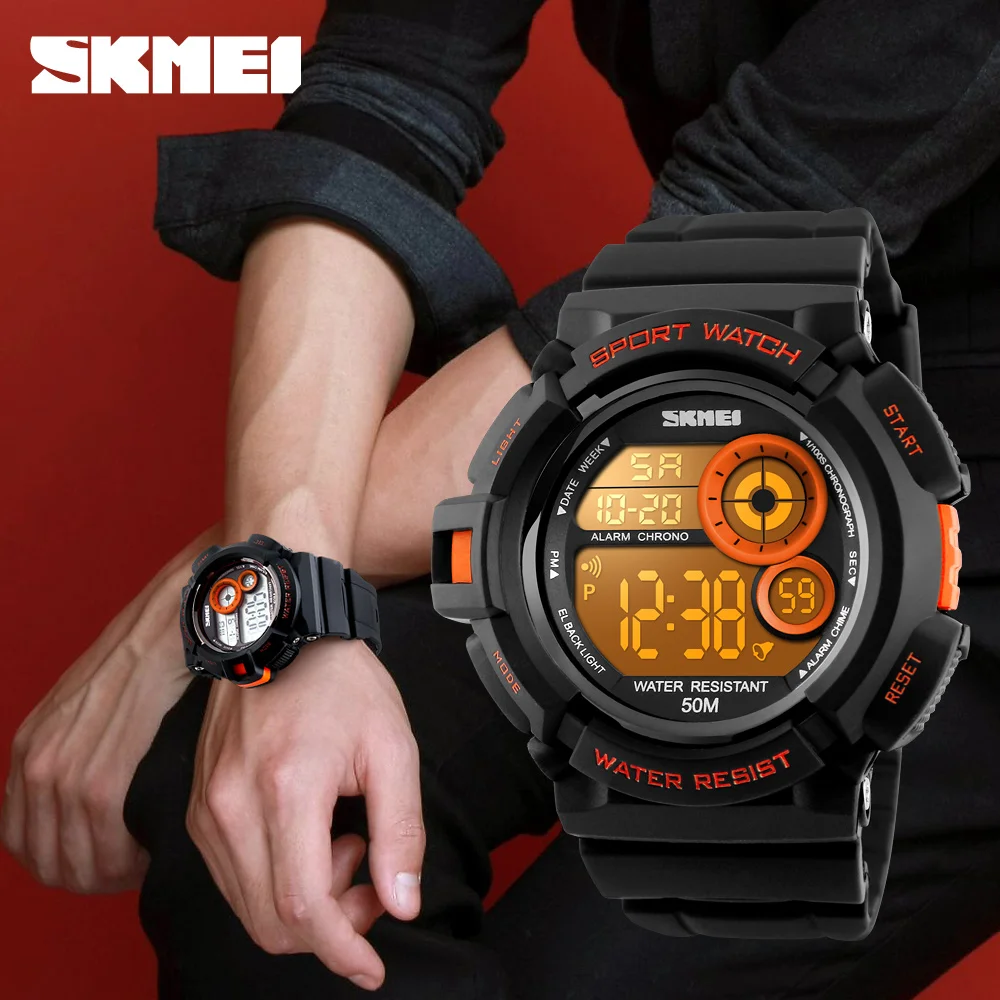 New Brand SKMEI Fashion Watch Men G Style Waterproof Sports Military Watches Shock Resistant Men's Luxury LED Digital Watch