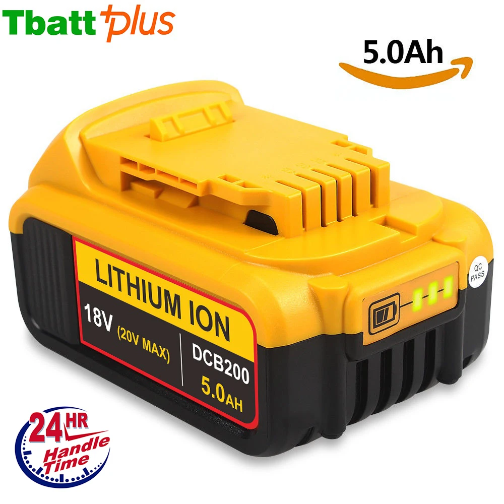 

For Dewalt DCB204-2 20V 20 Volt Battery Max XR 5.0Ah Lithium Ion DCB205 DCB200