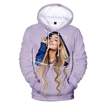 

3D Ariana Grande Hooded Women/Men Cool Streetwear Couple Hoodies Ariana Grande Long Sleeve Hoodies