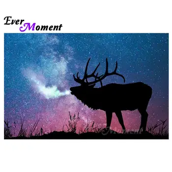 

Ever Moment Diamond Painting Deer Picture Of Rhinestones Cross Stitch Home Decorations Gift 5D Diamond Embroidery Sale S2F1398