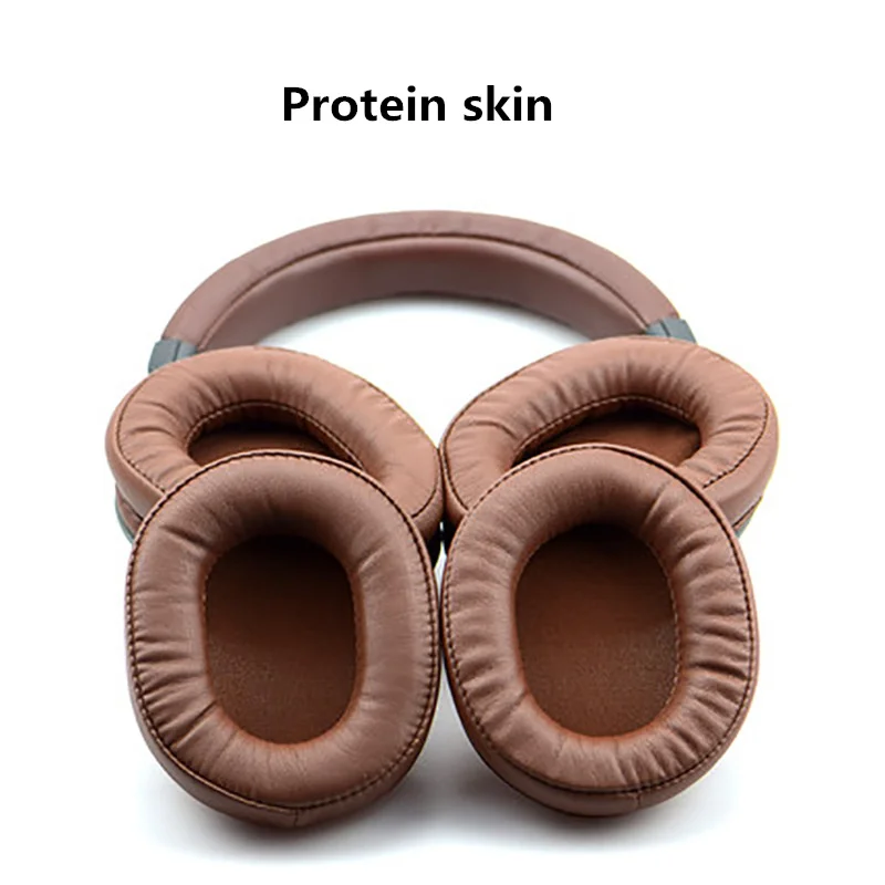 Foam Ear Pads Cushions Protein skin for Audio-Technica ATH-MSR7 M50X M20 M40 M40X SX1 Headphones High Quality 12.5 (5)