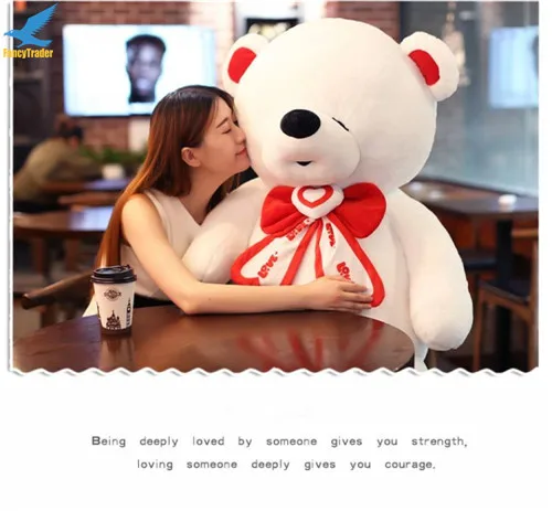 Fancytrader Giant Teddy Bear Stuffed Big Plush Valentines Day Bear I Love You Toys Animals Great Gift for Kids & Lover FT16401 (9)