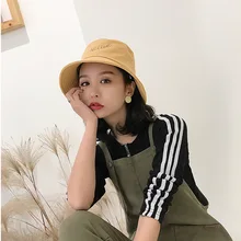 Шапка с вышивкой для мужчин и женщин, уличная пляжная шляпа от солнца, черная, желтая, модная рыбалка, рыбак, шляпа