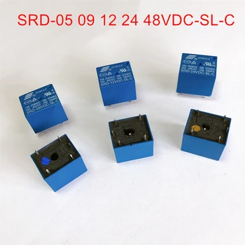 

3V 5V 6V 9V 12V 24V 48V DC SONGLE Power Relay T73-3V SRD-05V 12V 24V 48VDC-SL-C PCB Type