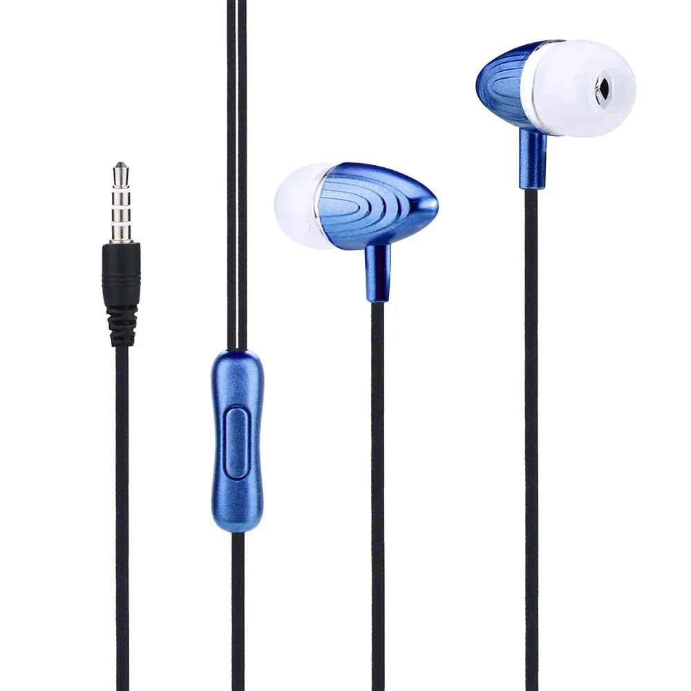 

6Color Fashion Gift Sports Earphone With Microphone 3.5mm In-Ear Stereo Earbuds Headset For Computer Cell Phone MP3 Music BAY06