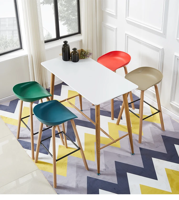 Луи Мода барный стул Скандинавский современный минималистский дизайнер досуг дома