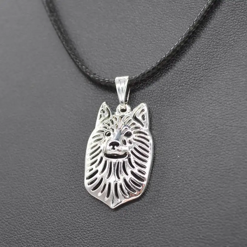 Rope Chain Women Jewelry Pet Dog Necklaces Lovers' Metal Finnish Spitz Pendant Drop Shipping Retail | Украшения и аксессуары