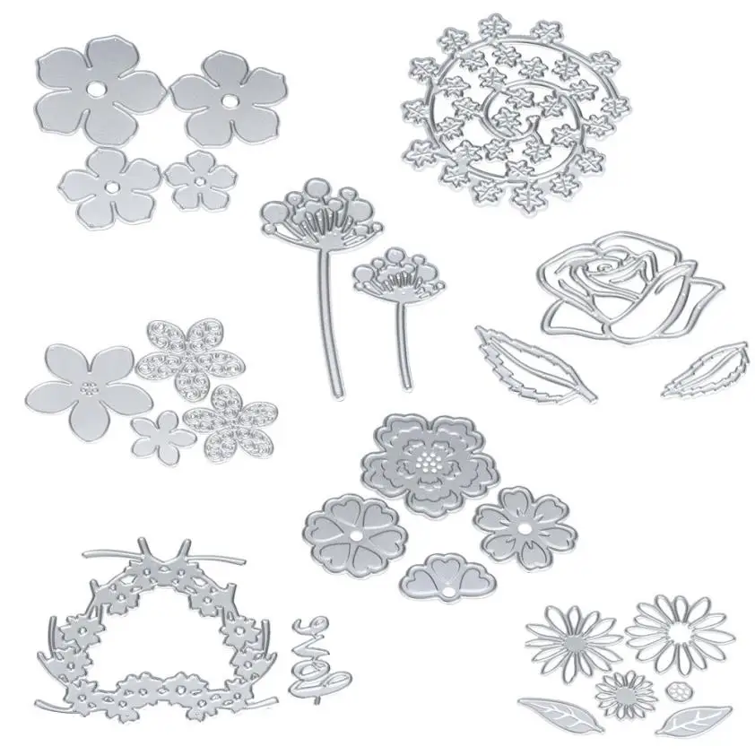 1PC Bubble Frame Metal DIY Cutting Dies Stencil Scrapbooking Embossing Craft