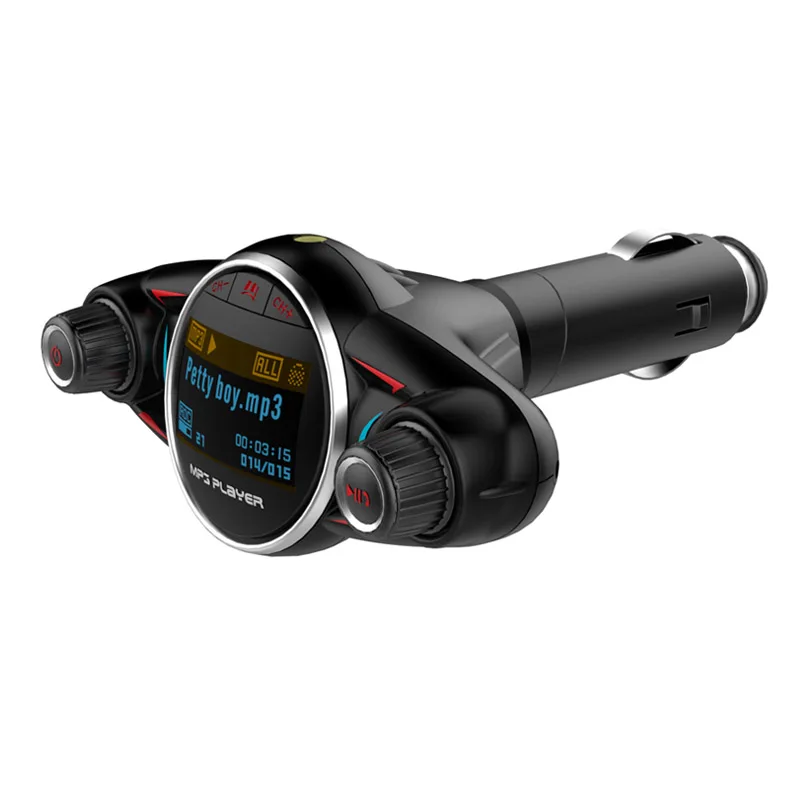 Беспроводной fm передатчик JaJaBor Bluetooth автомобильный комплект громкой связи AUX