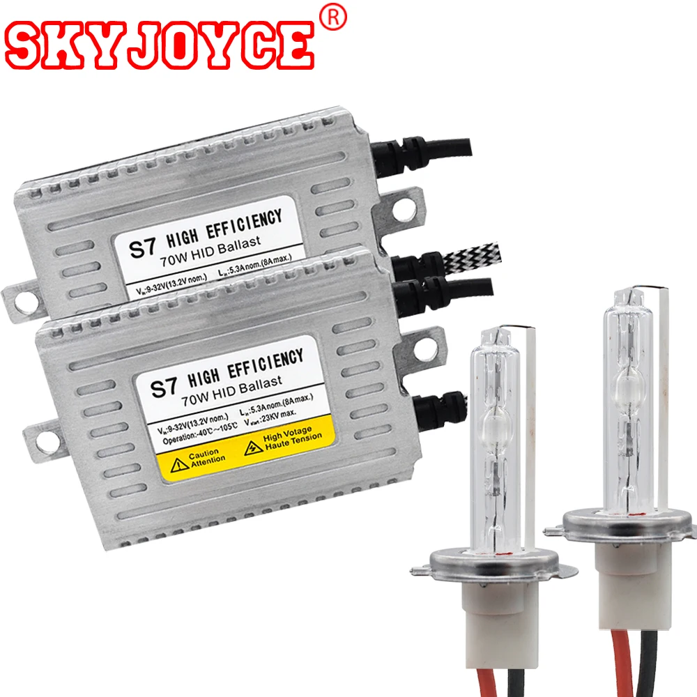 SKYJOYCE Truck use 24V hid xenon kit 70W auto HID ballasts headlight H7 H1 H11 90 (6)