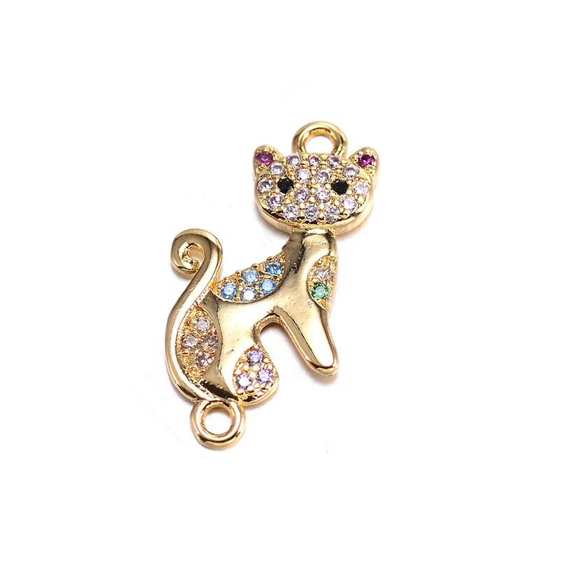 Pipitree милые бусины с микрозакрепкой из фианита AAA для кошек и животных подвески