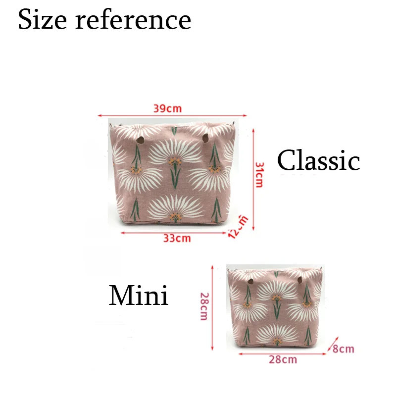 1 пара 65 см и 1 шт. сумка внутренняя вставка холщовый мешок для classic для obag