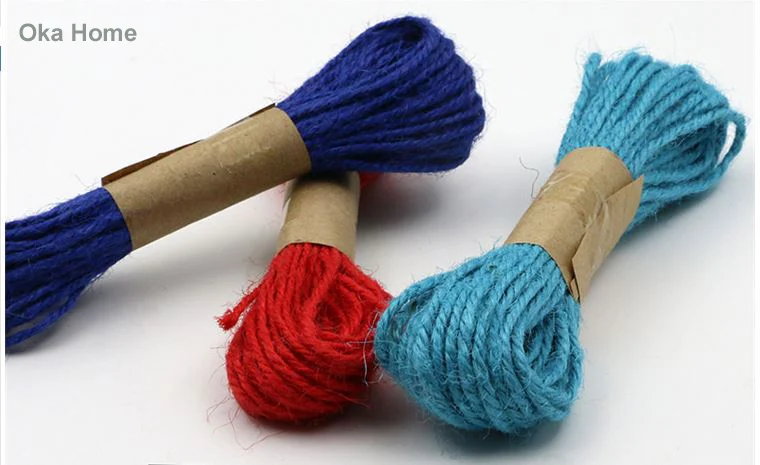 Женский Шнур из джута 10 метров 17 цветов|twisted jute rope|jute ropedecorative cords |