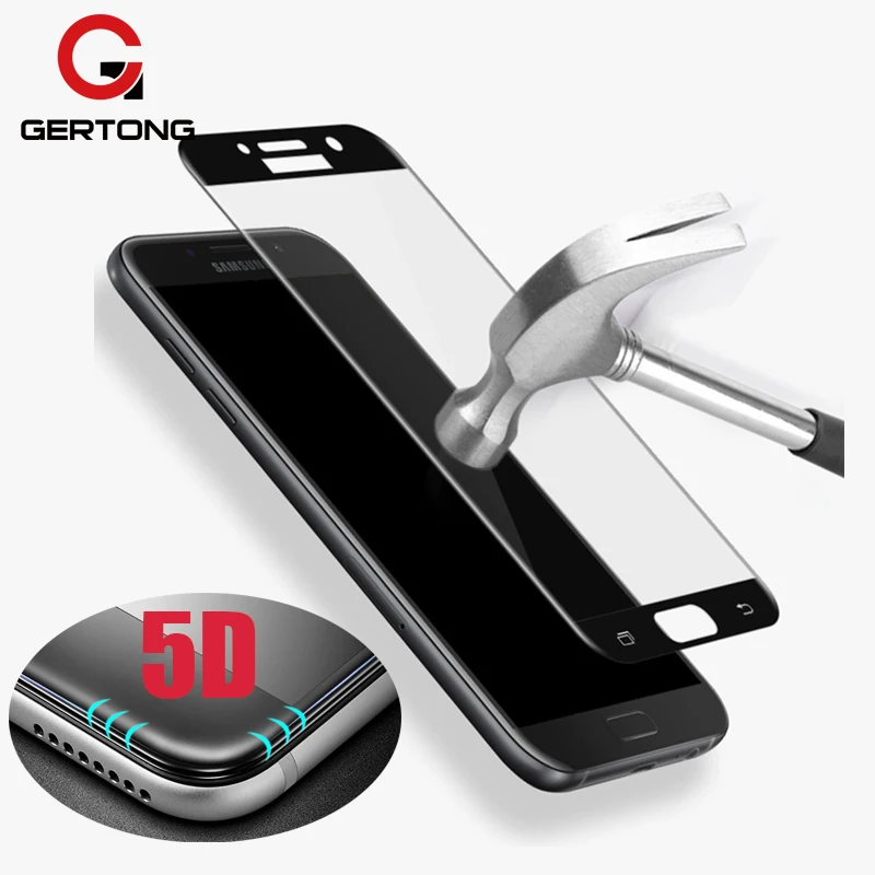 5D закаленное стекло с закругленными краями для Samsung Galaxy A8 A6 2018 J7 J5 J3 A3 A5 A7 2017 Prime Max